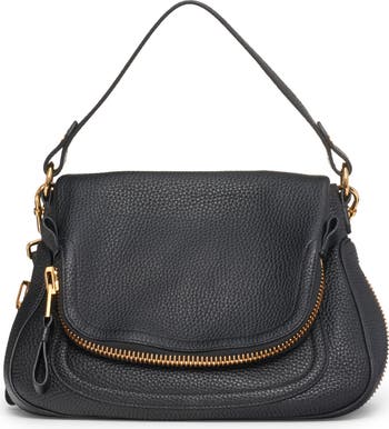 Medium Jennifer Grained Leather Shoulder Bag