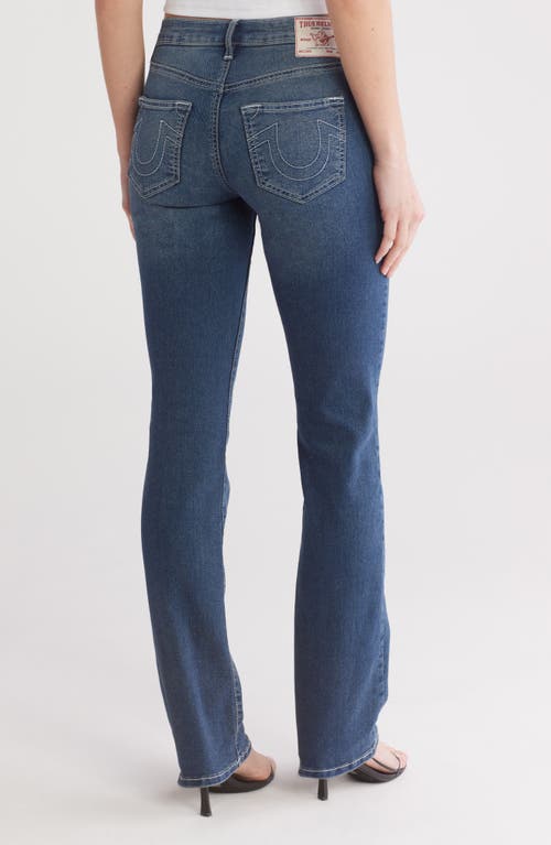 TRUE RELIGION TRUE RELIGION BILLIE MID RISE STRAIGHT LEG JEANS