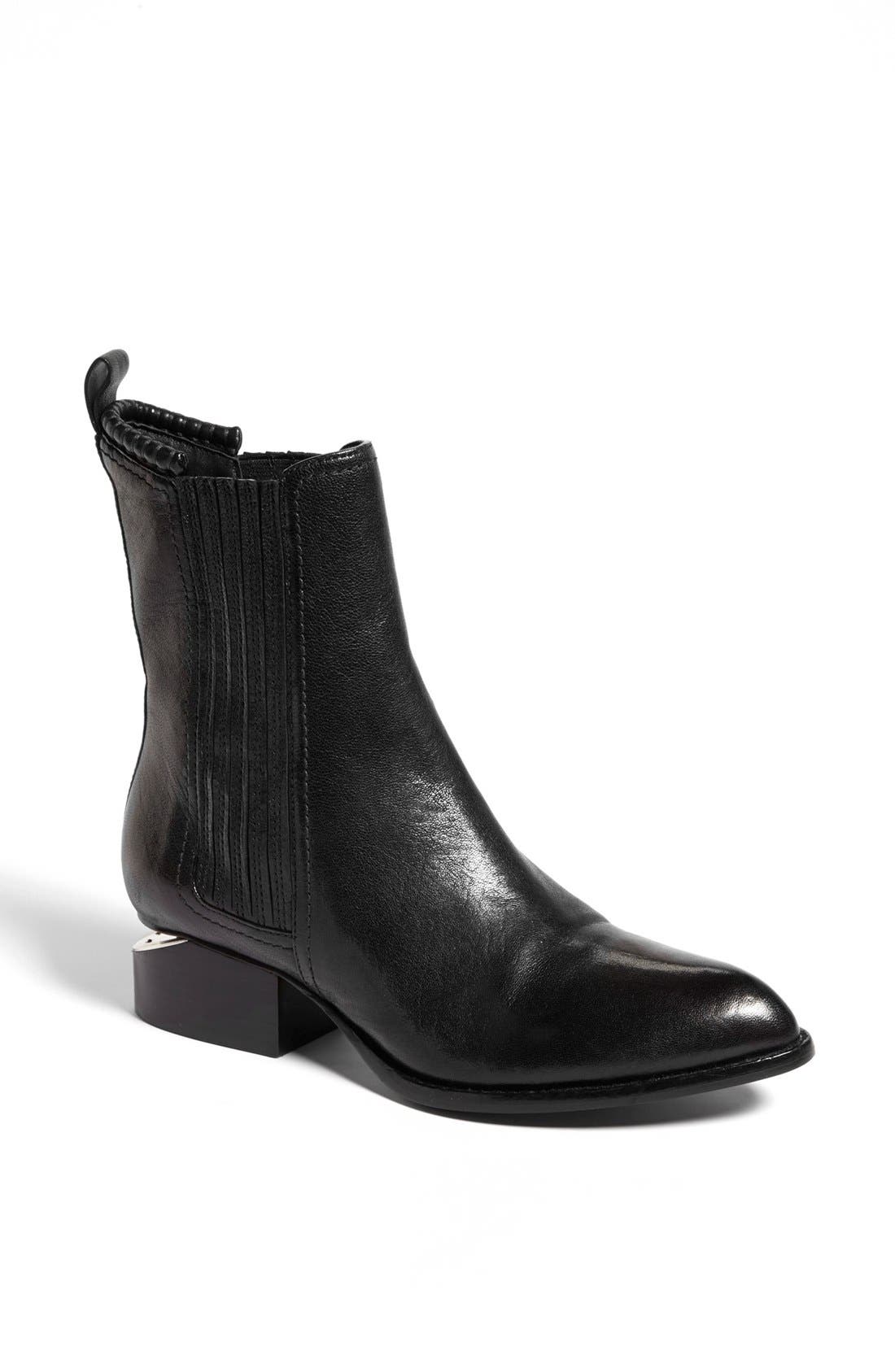 'Anouck' Chelsea Boot, Main, color, BLACK