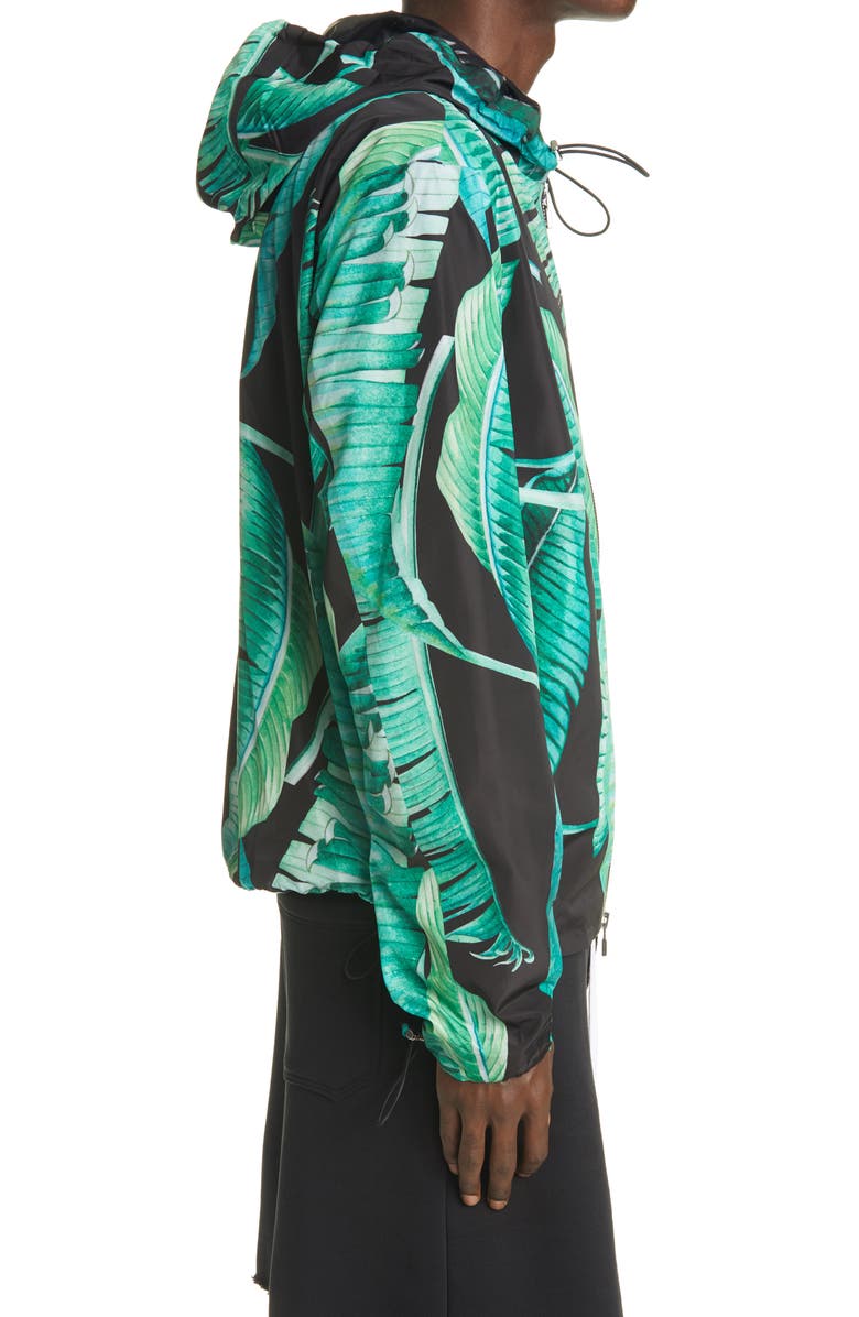 AMIRI Banana Leaves Hooded Jacket, Alternate, color, 