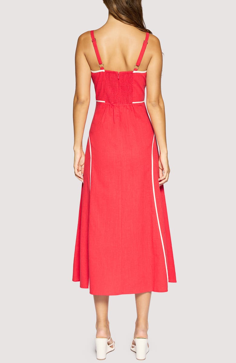 Lost + Wander Saffron Muse Maxi Sundress, Alternate, color, Red