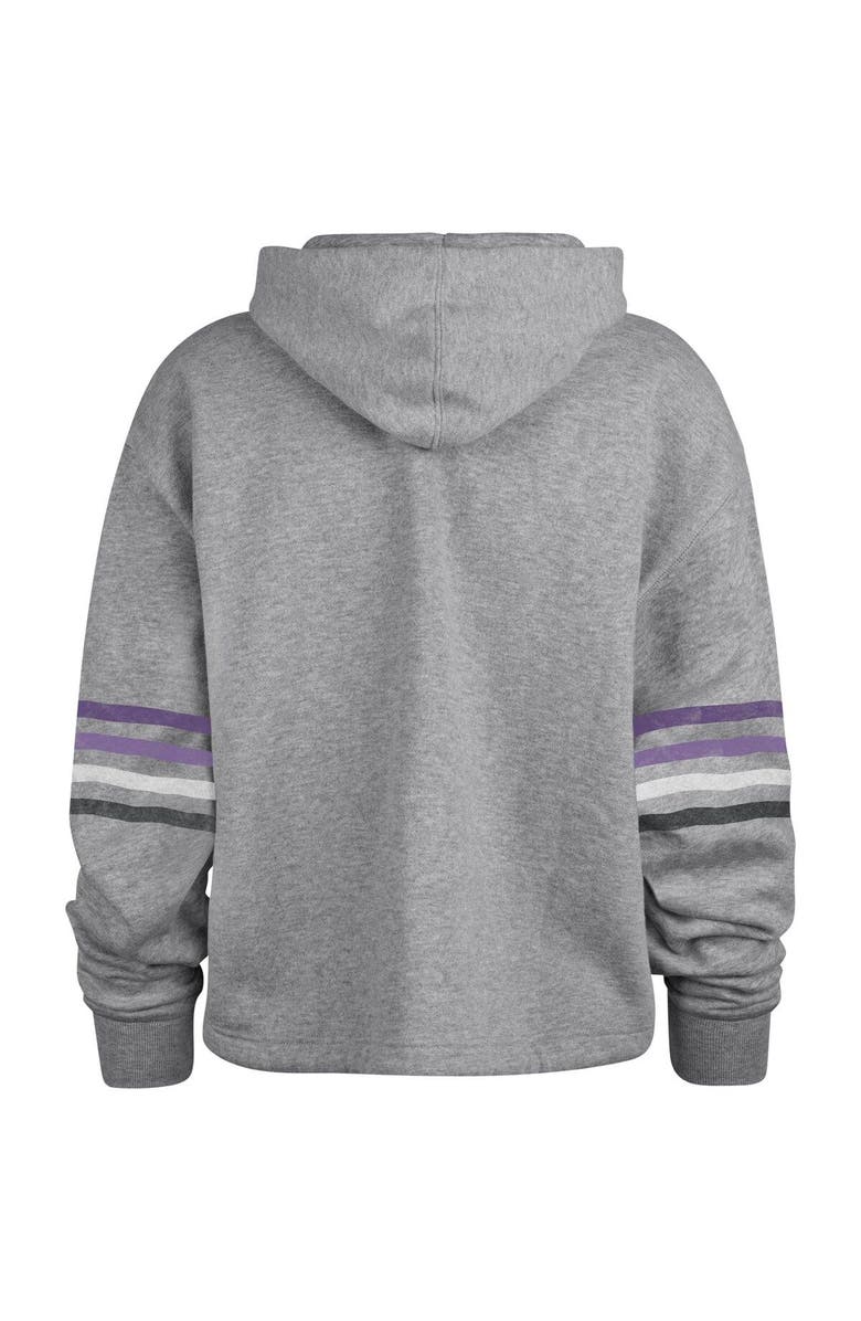 '47 Women's '47 Heather Gray Baltimore Ravens Upland Bennett Pullover Hoodie, Alternate, color, 