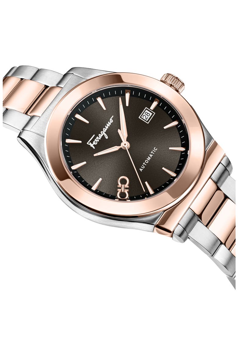 1927 Automatic Two-Tone Bracelet Watch, 42mm, Alternate, color, BLACK/ TWO TONE