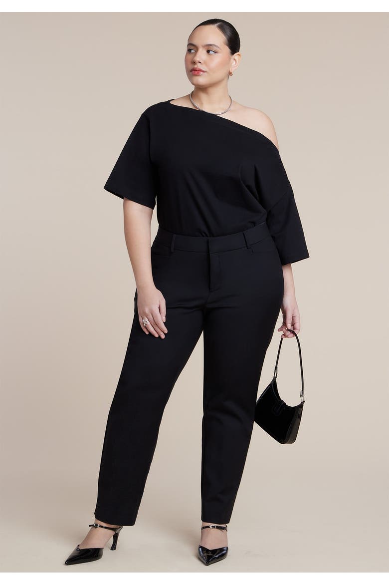 Slouchy Tee, Alternate, color, BLACK ONYX
