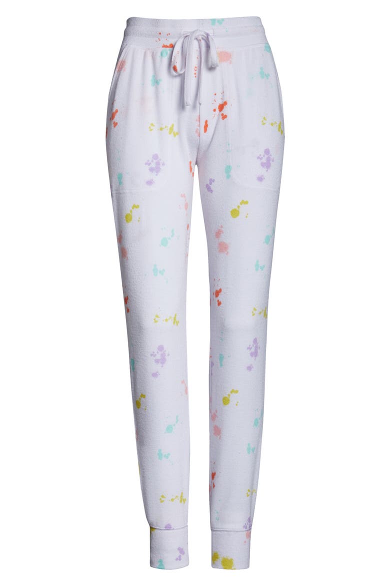 Comfy Joggers, Alternate, color, WHITE PAINT SPLATTER