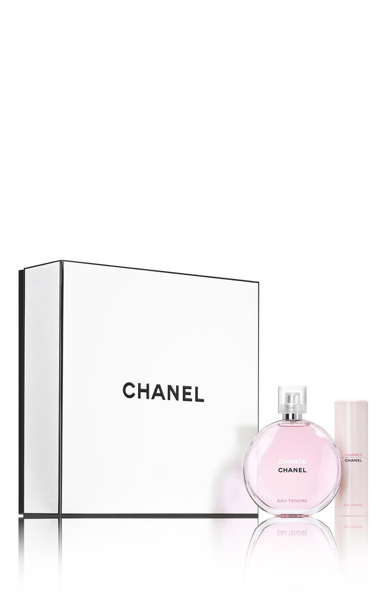 CHANEL CHANCE EAU TENDRE <br />Travel Spray Set, Main, color, 