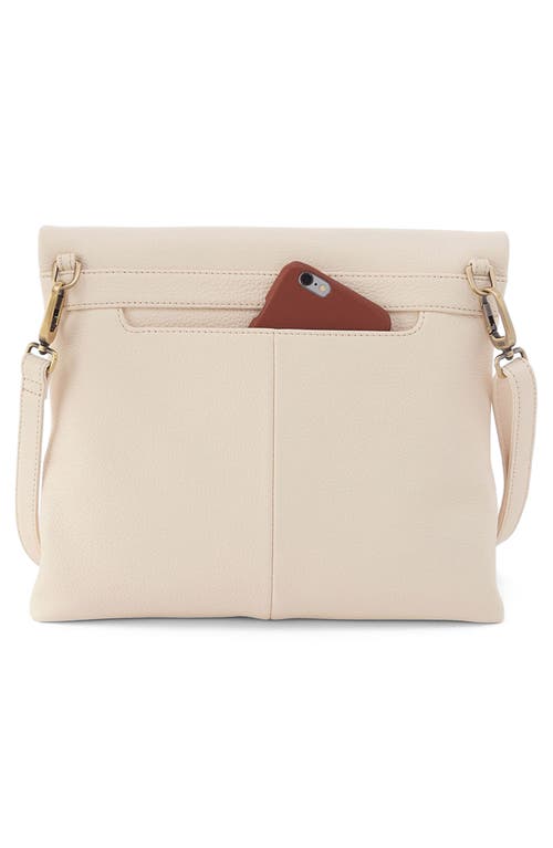 Hobo Draft Leather Crossbody Bag In Cream