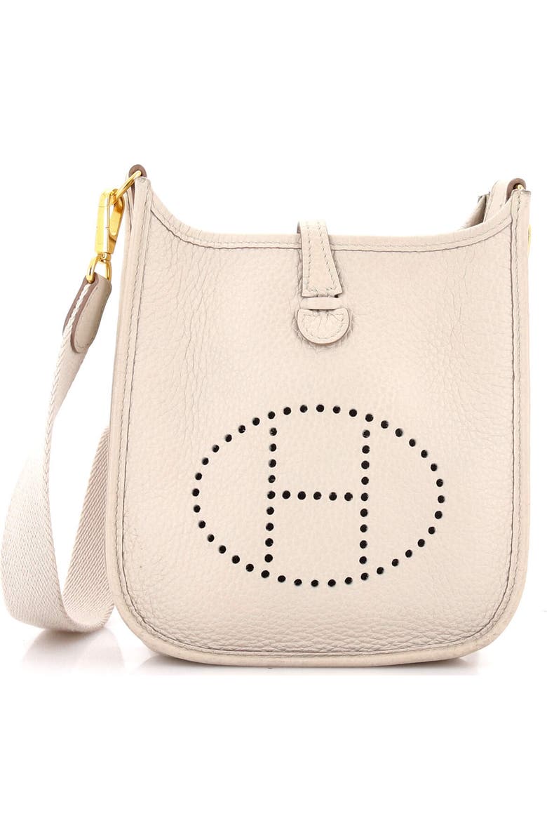 Pre-Owned Hermes Evelyne Bag Gen III Clemence TPM, Main, color, Beton