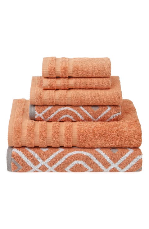 Yard Dyed Towel 6-Piece Set