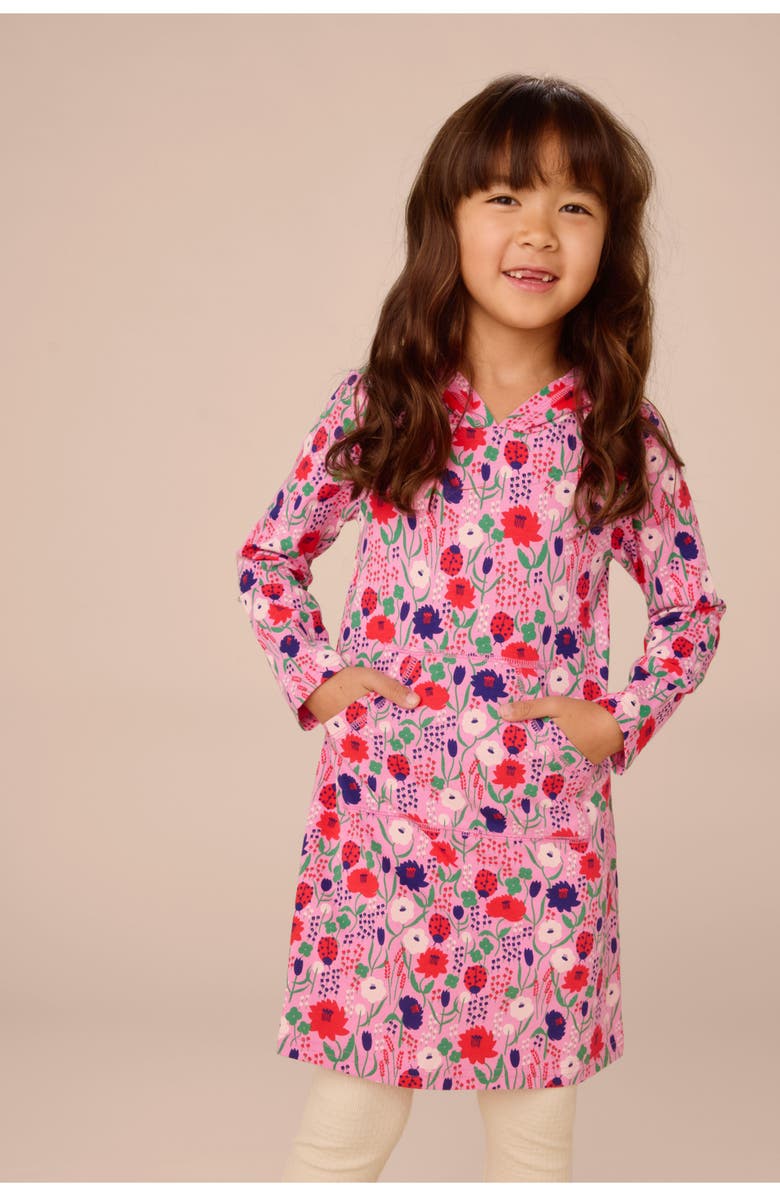 Tea Collection Hooded Pocket Dress, Alternate, color,