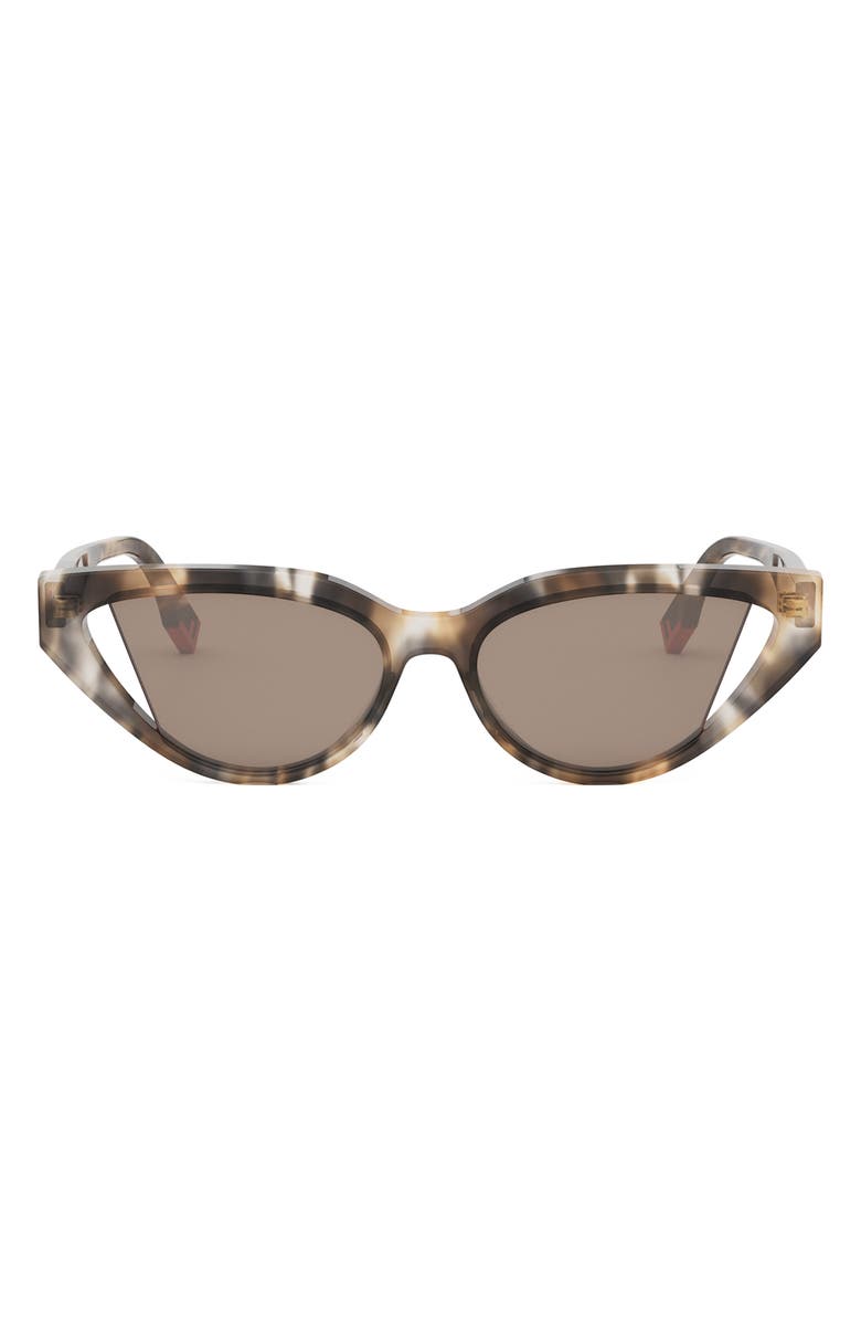 Fendi Way 54mm Cat Eye Sunglasses, Main, color, 