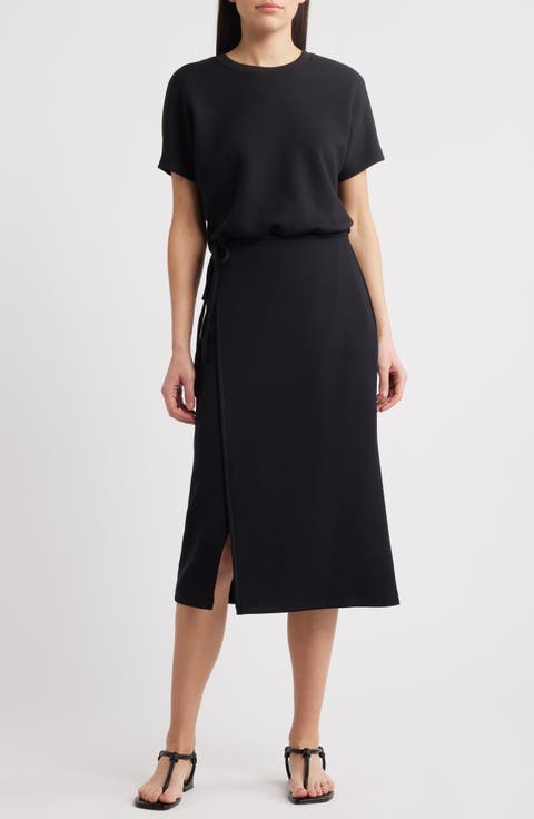 AirEssentials Tie Waist Midi Dress