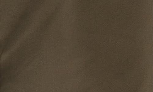 Sacai Nylon Twill Hoodie In Brown