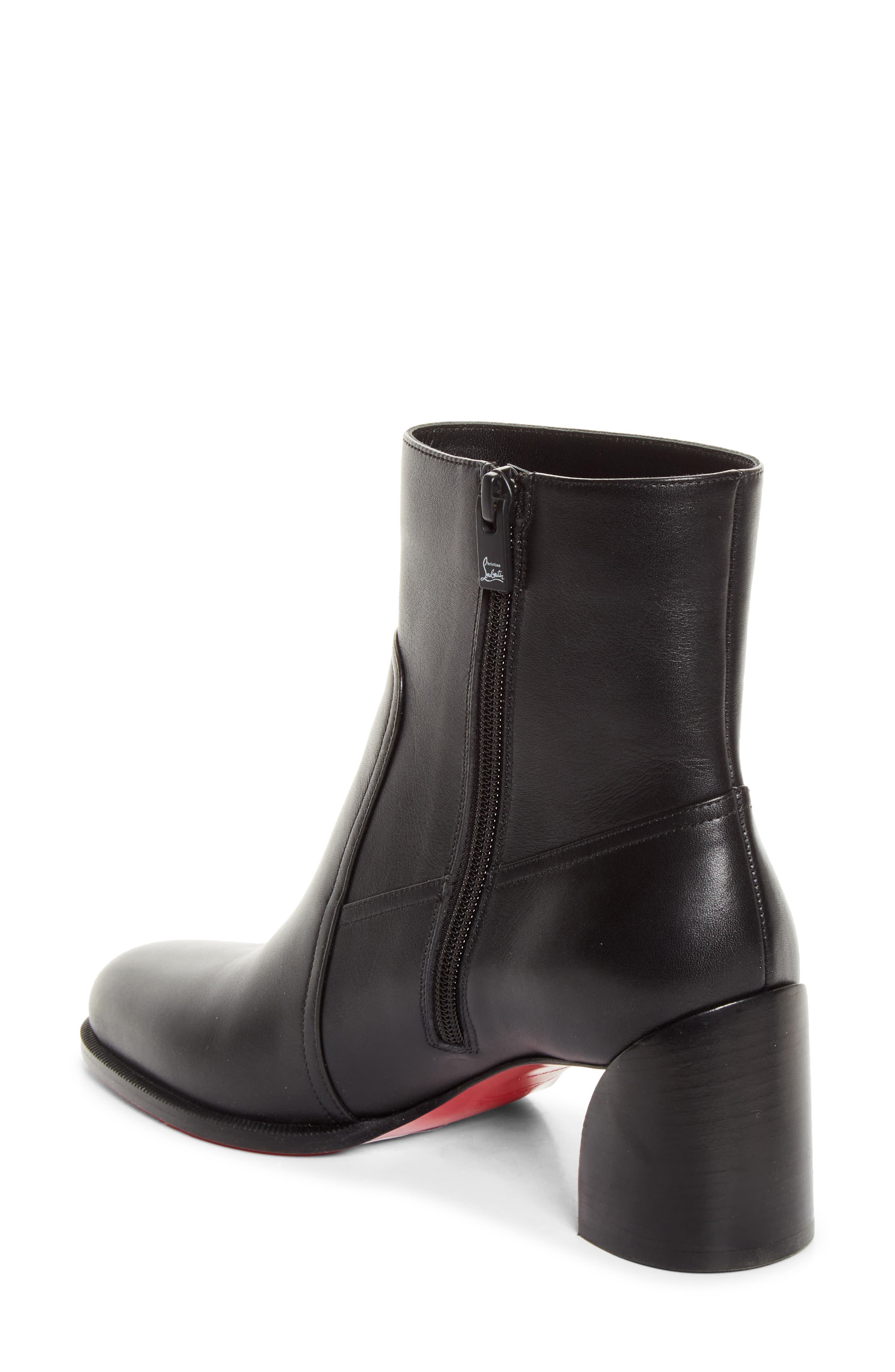 Ira Leather Bootie, Alternate, color, CM53 BLACK/ BLACK