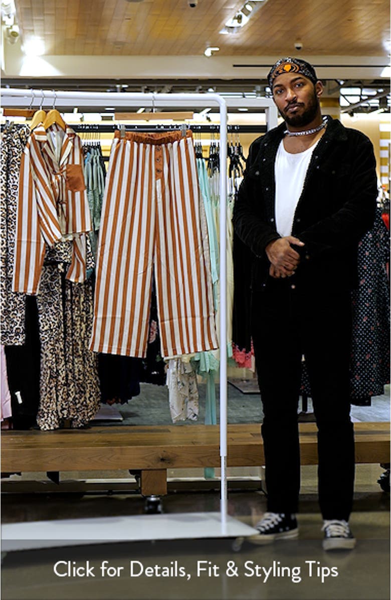 Kids' Stripe Pull-On Satin Pants, sales video thumbnail