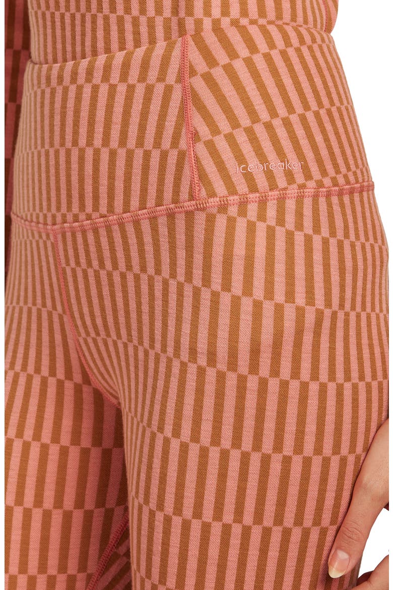 Merino Wool 260 Vertex Leggings, Alternate, color, TRAIL/ ACID PINK/ J