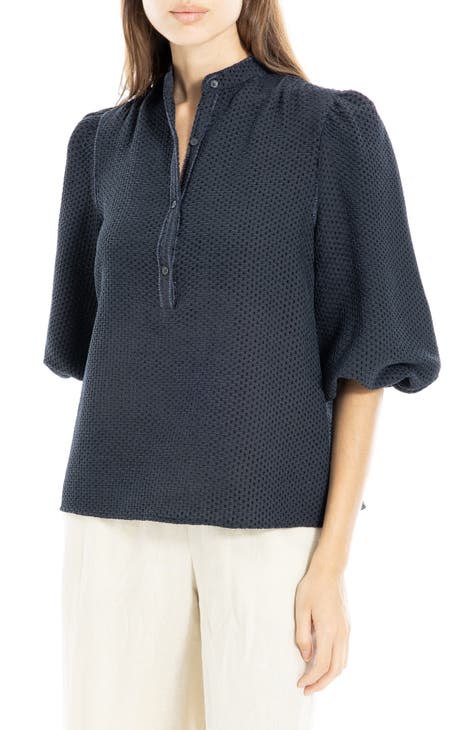 Textured Puff Sleeve Top