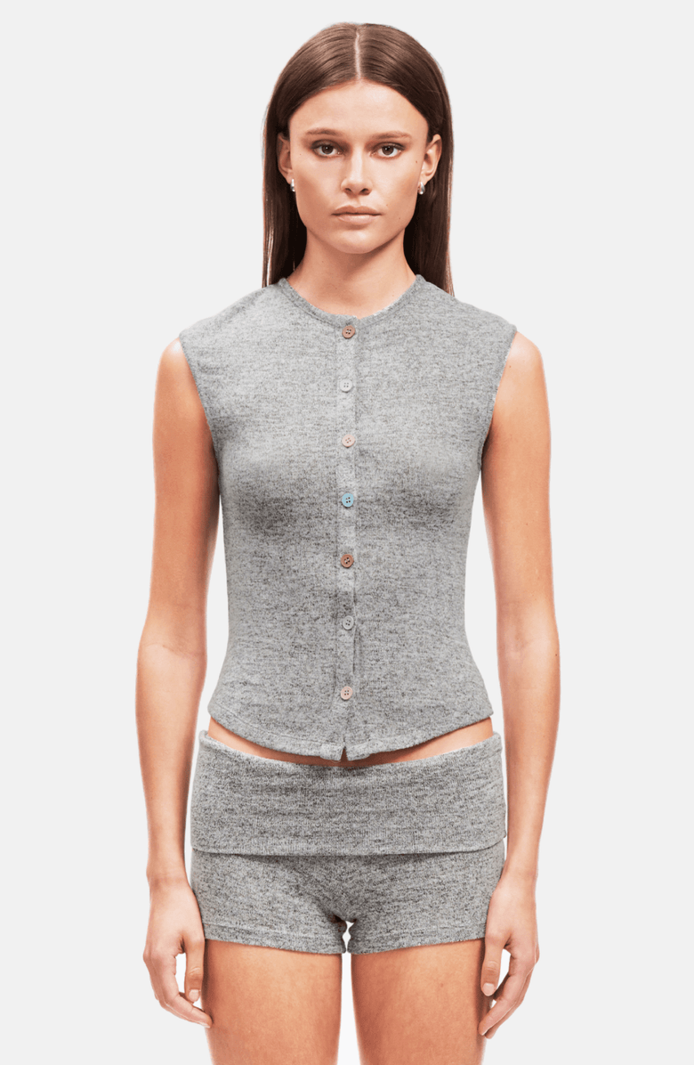 OW Collection RUE Knit Vest, Main, color, Grey