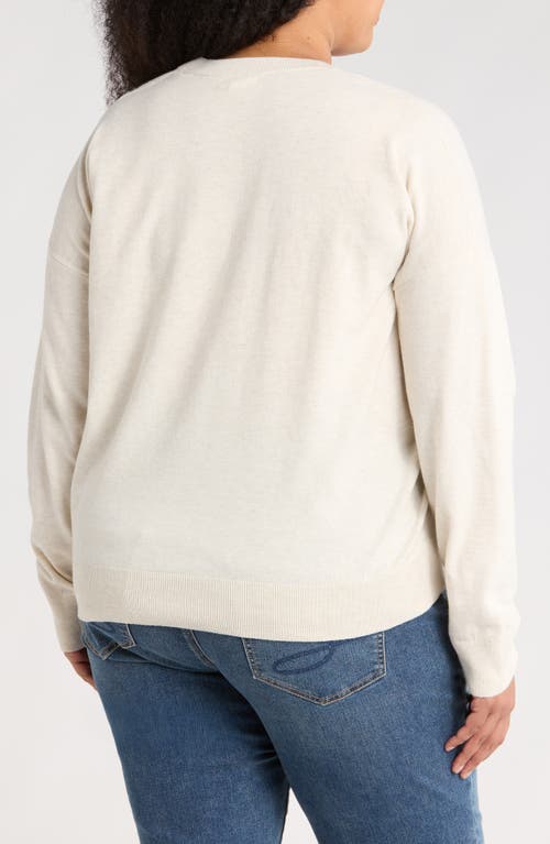 Nordstrom Rack V-neck Pullover Sweater In White