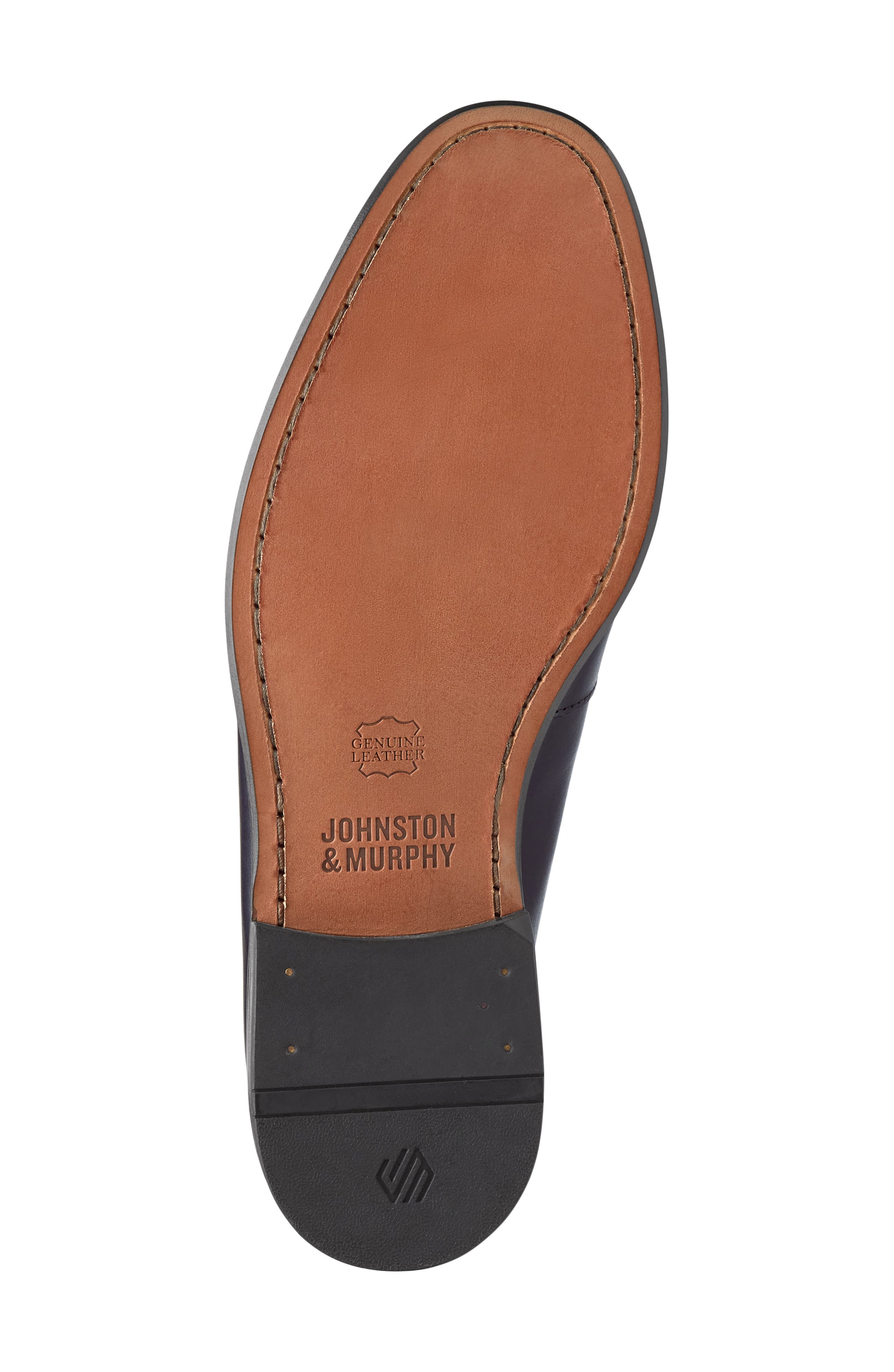 Johnston & Murphy Humphrey Penny Loafer, Alternate, color, Navy/ Olive/ Burgundy