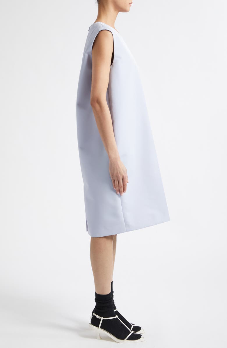 Jil Sander Press Fold Shift Dress, Alternate, color, Juniper