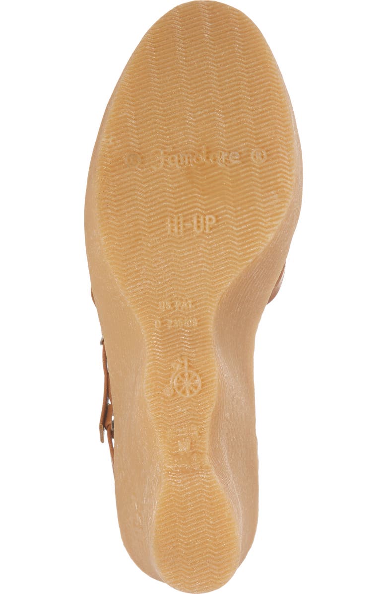 Famolare Knotty Monkey Wedge Sandal, Alternate, color,