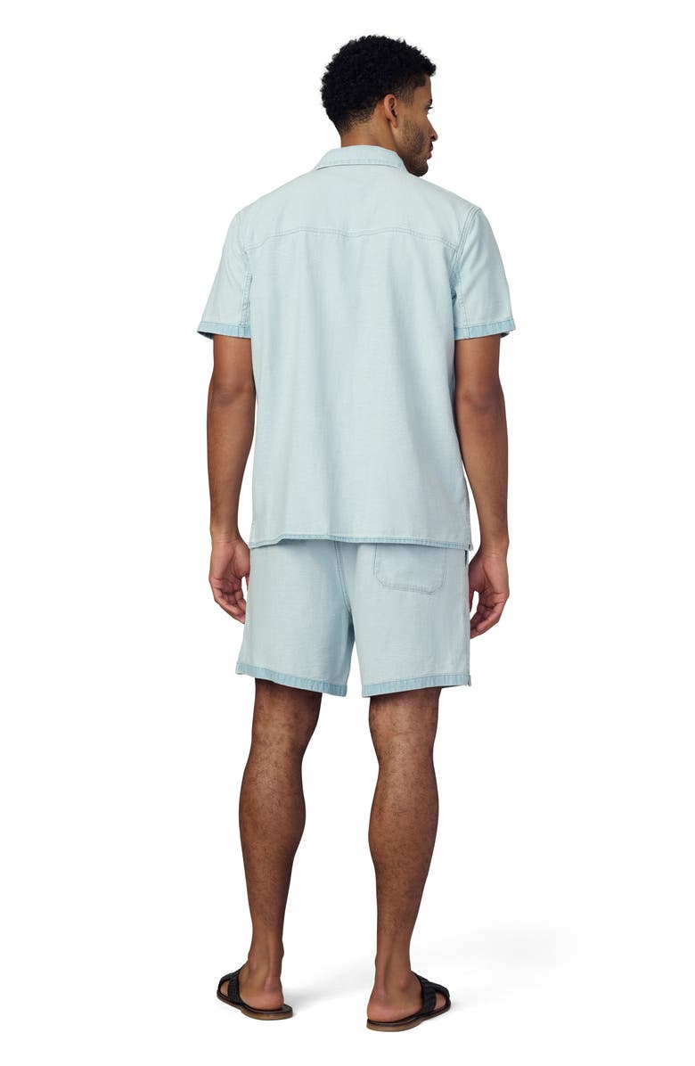 Joe's Reverse Chambray Camp Shirt, Alternate, color, Summer Fade