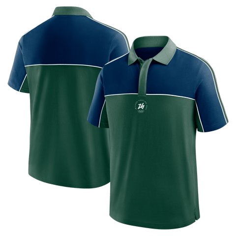 Men's Fanatics Green/Blue Milano Cortina 2026 Winter Olympics Circular Retro Polo