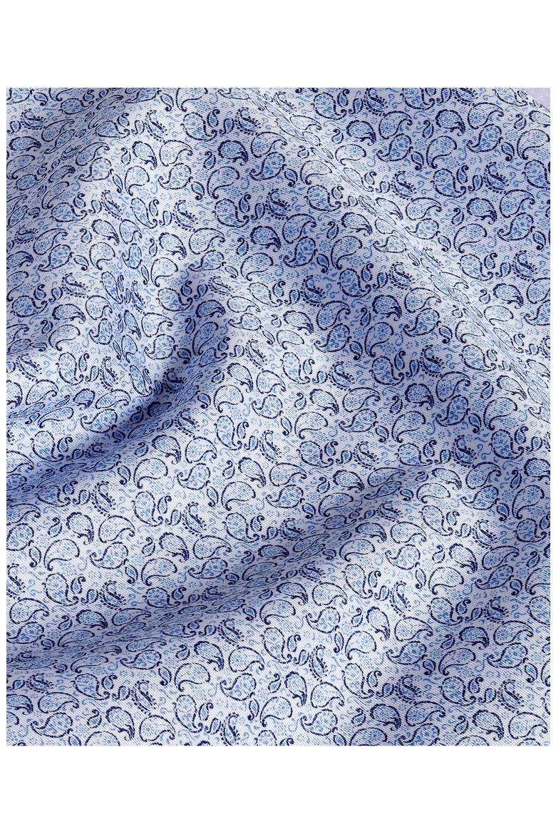 Paisley Print Sport Shirt, Alternate, color, WHITE/ SKY