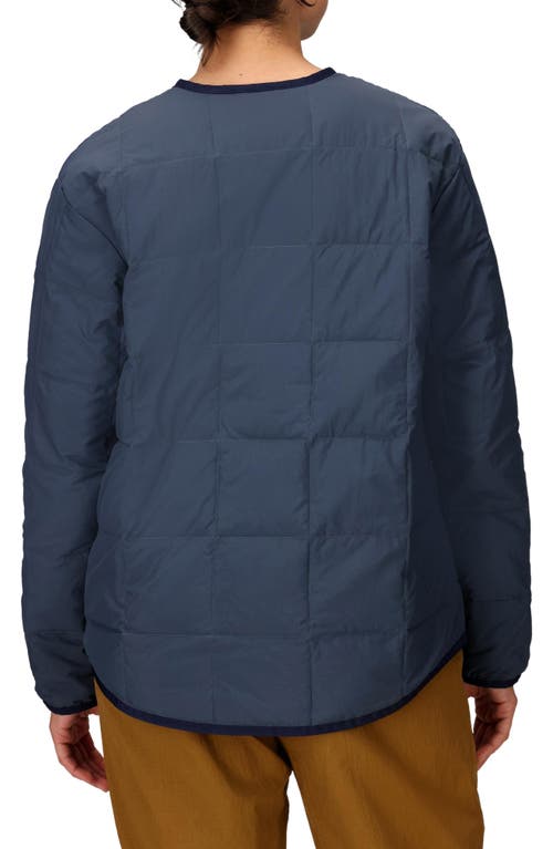 Marmot Ares Collarless 700 Fill Power Down Jacket In Blue