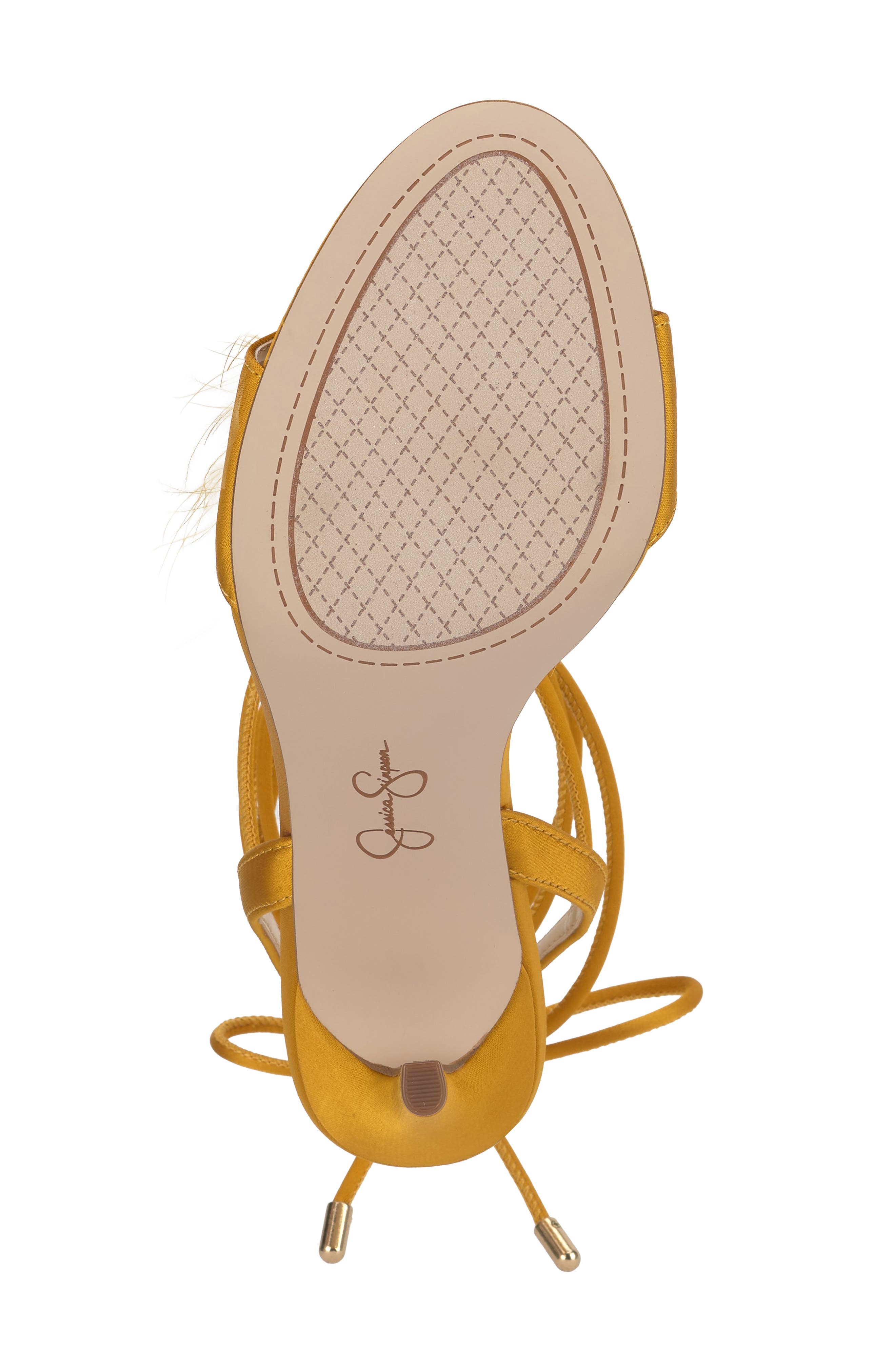 Jessica Simpson Jenzin Ankle Wrap Sandal, Alternate, color, Yellow 01