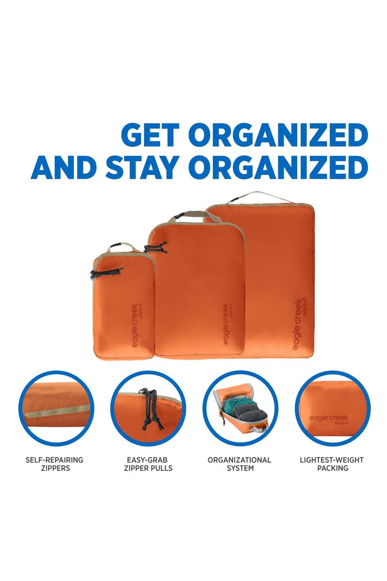 Pack-It Isolate Cube Set XS/S/M, Alternate, color, Mandarin