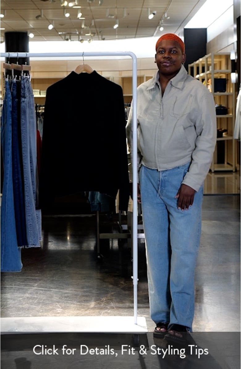 Asha Oversize Mock Neck Sweater, sales video thumbnail