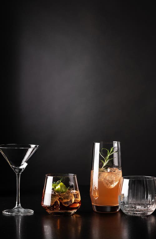 Schott Zwiesel Pure Set Of 6 Long Drink Cocktail Glass In Clear