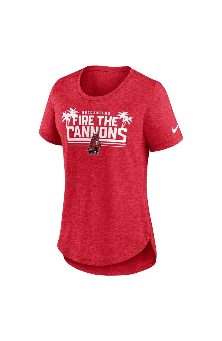 Nike Women's Nike Heather Red Tampa Bay Buccaneers Local Fashion Tri-Blend T-Shirt, Alternate, color, 