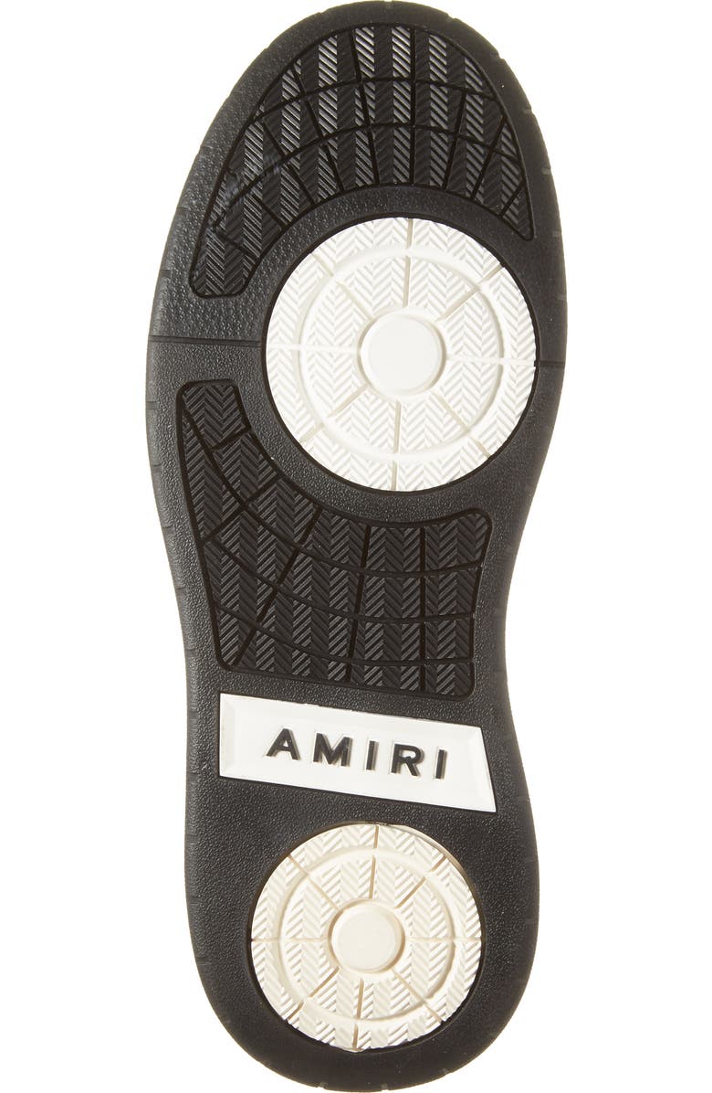 AMIRI Classic Low Top Sneaker, Alternate, color, White Black