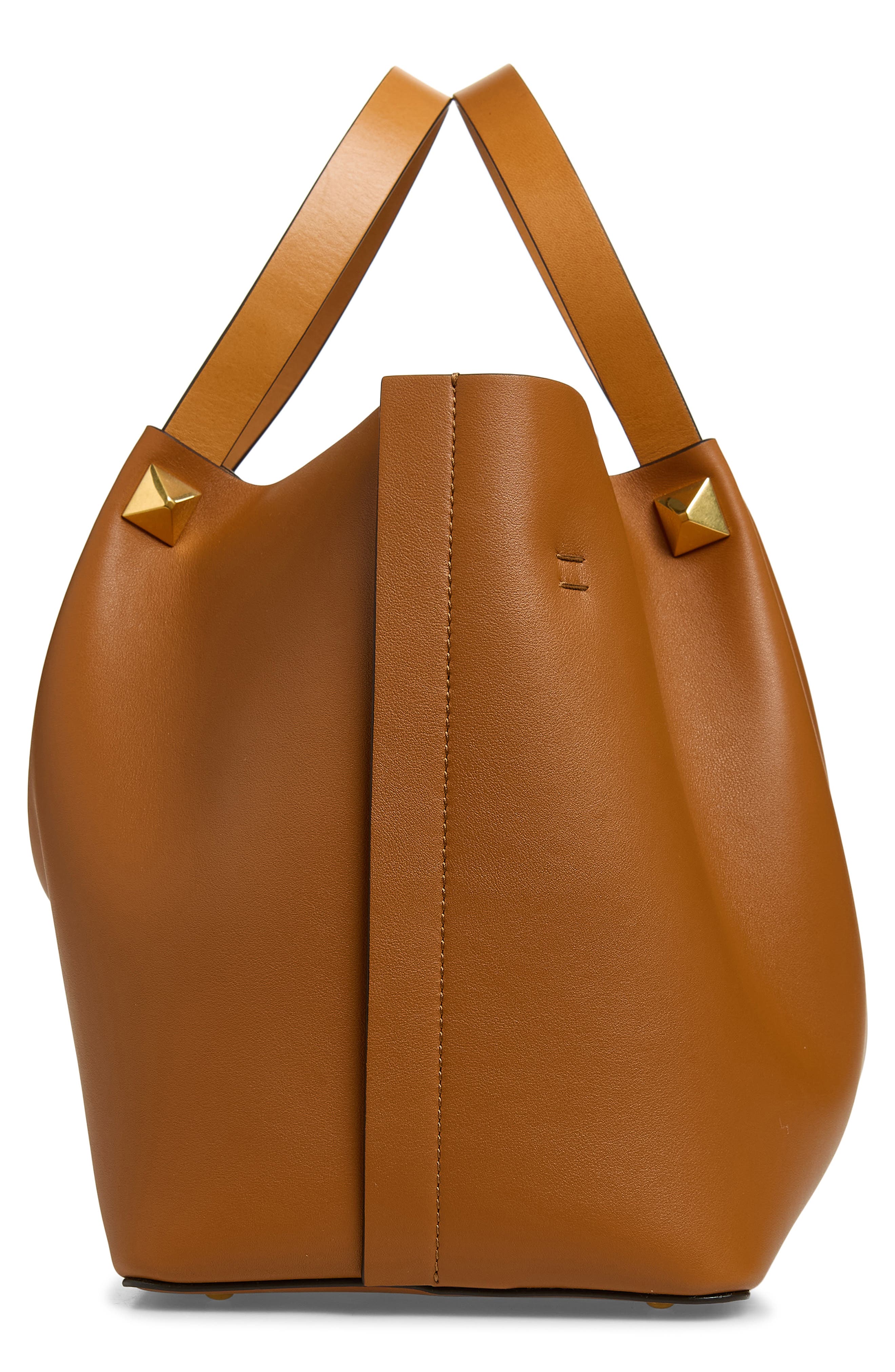 Signature VLOGO Tote, Alternate, color, BROWN