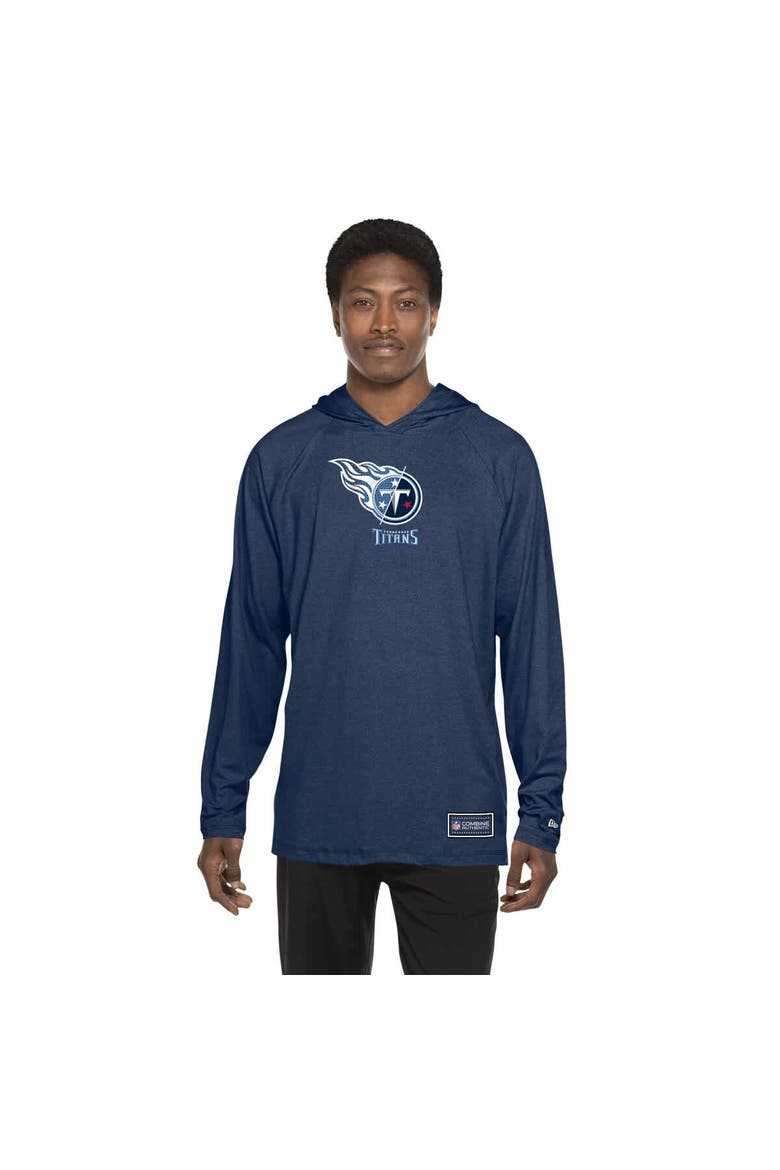 Men's New Era  Navy Tennessee Titans Functional Fandom Hoodie, Alternate, color, Navy