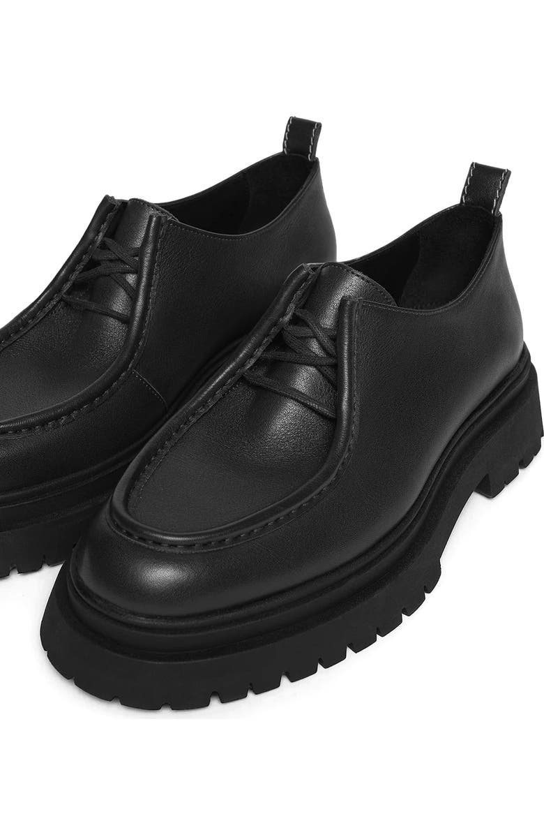 Manière De Voir Lille Leather Lace Up Shoe, Alternate, color, Black