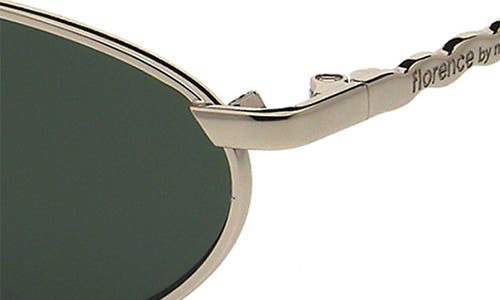 Florence By Mills 54mm Oval Sunglasses In Green