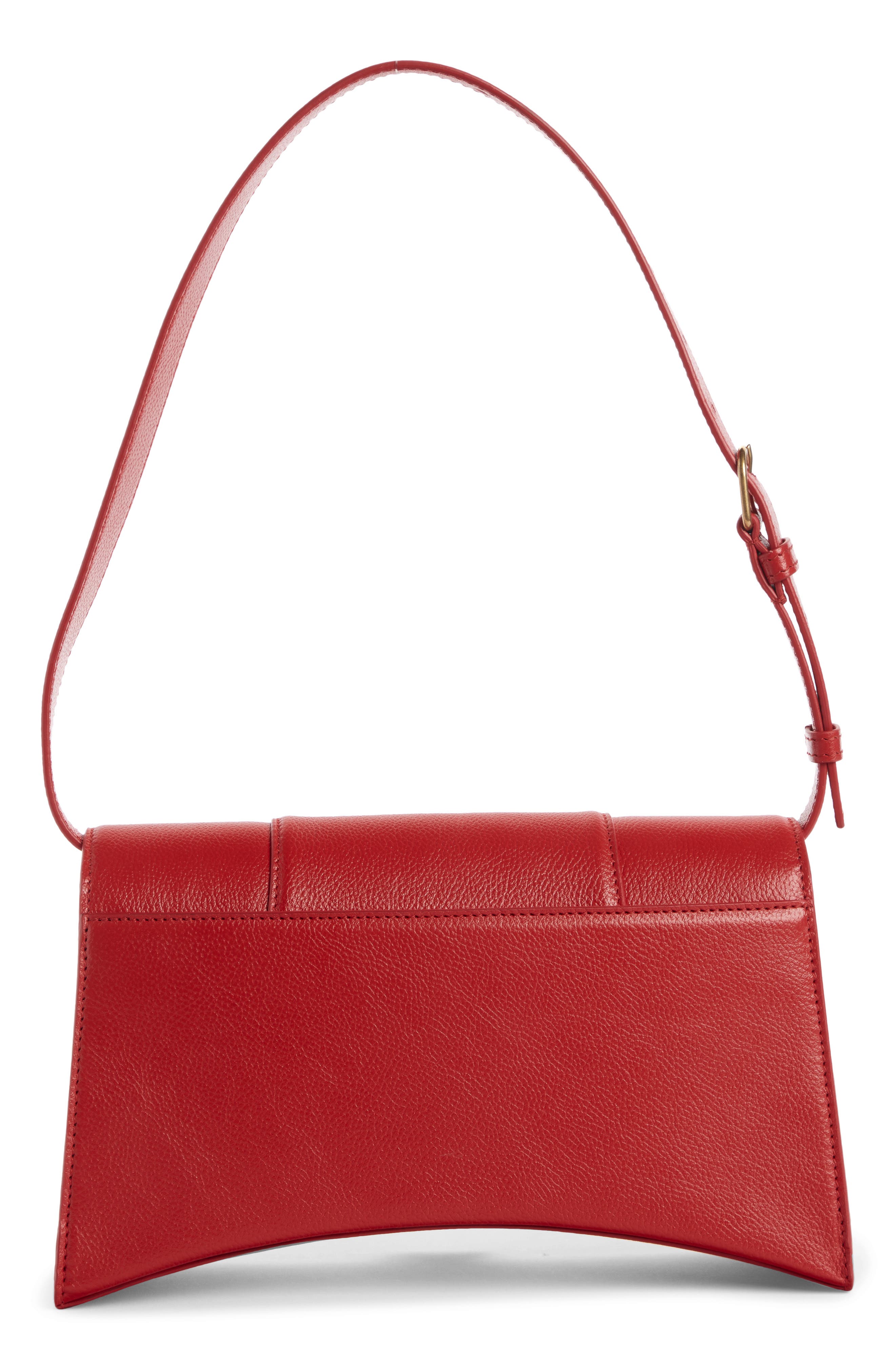 Balenciaga Small Hourglass Sling Leather Shoulder Bag, Alternate, color, 