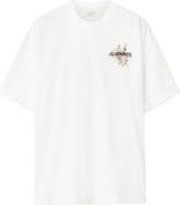 AllSaints Valen Oversize Floral Logo Graphic T-Shirt