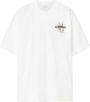AllSaints Valen Oversize Floral Logo Graphic T-Shirt