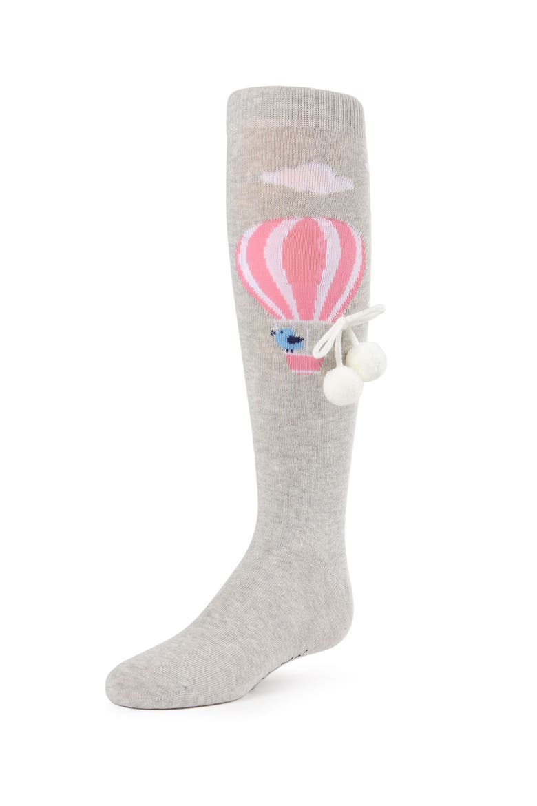 Sky's The Limit Pom-Pom Knee Socks, Main, color, Pink
