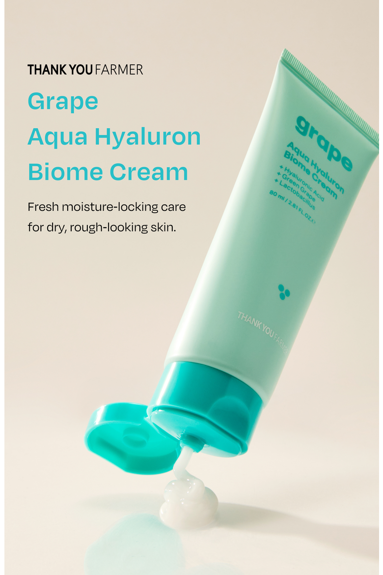 Grape Aqua Hyaluron Biome Cream, Alternate, color, White
