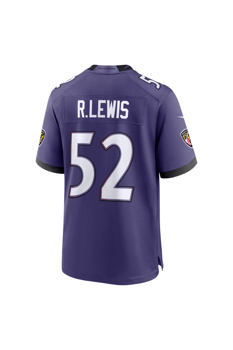 Men's Nike Ray Lewis Purple Baltimore Ravens Team Retired Player Game Jersey, Alternate, color, Purple