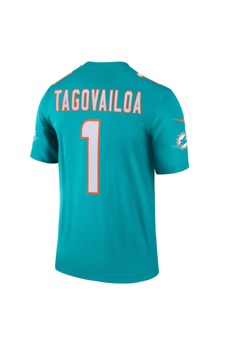 Nike Men's Nike Tua Tagovailoa Aqua Miami Dolphins Legend Jersey, Alternate, color, Aqua