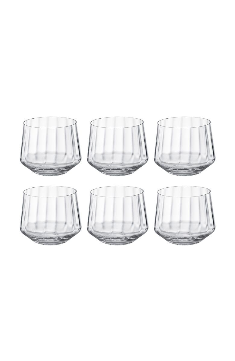 Georg Jensen Bern Set of 6 Crystal Tumblers, Alternate, color, Clear