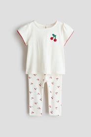 H&M 2-piece top and leggings set