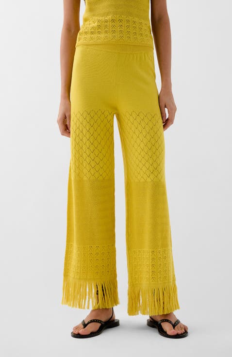 Pointelle Knit Pant